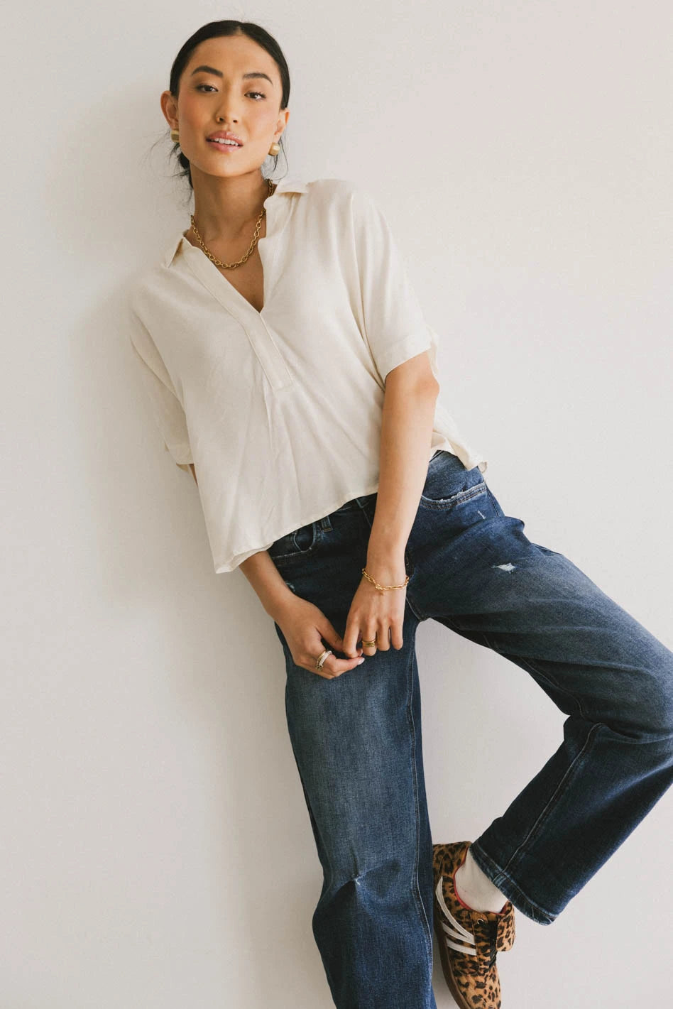 Una Collared Blouse - FINAL SALE